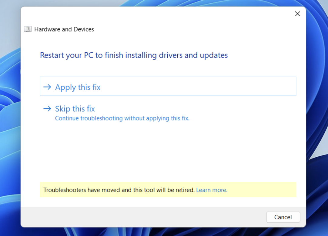 Apply the fixes it recommends